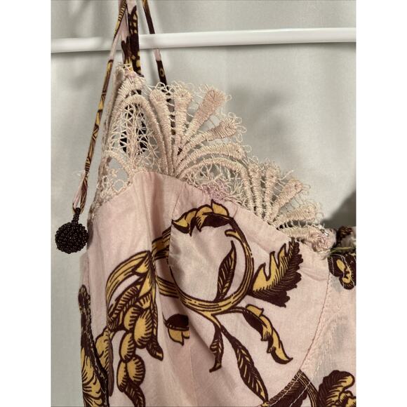 FARM Rio Tropical Pink Laces Midi Dress - Picture 6 of 7